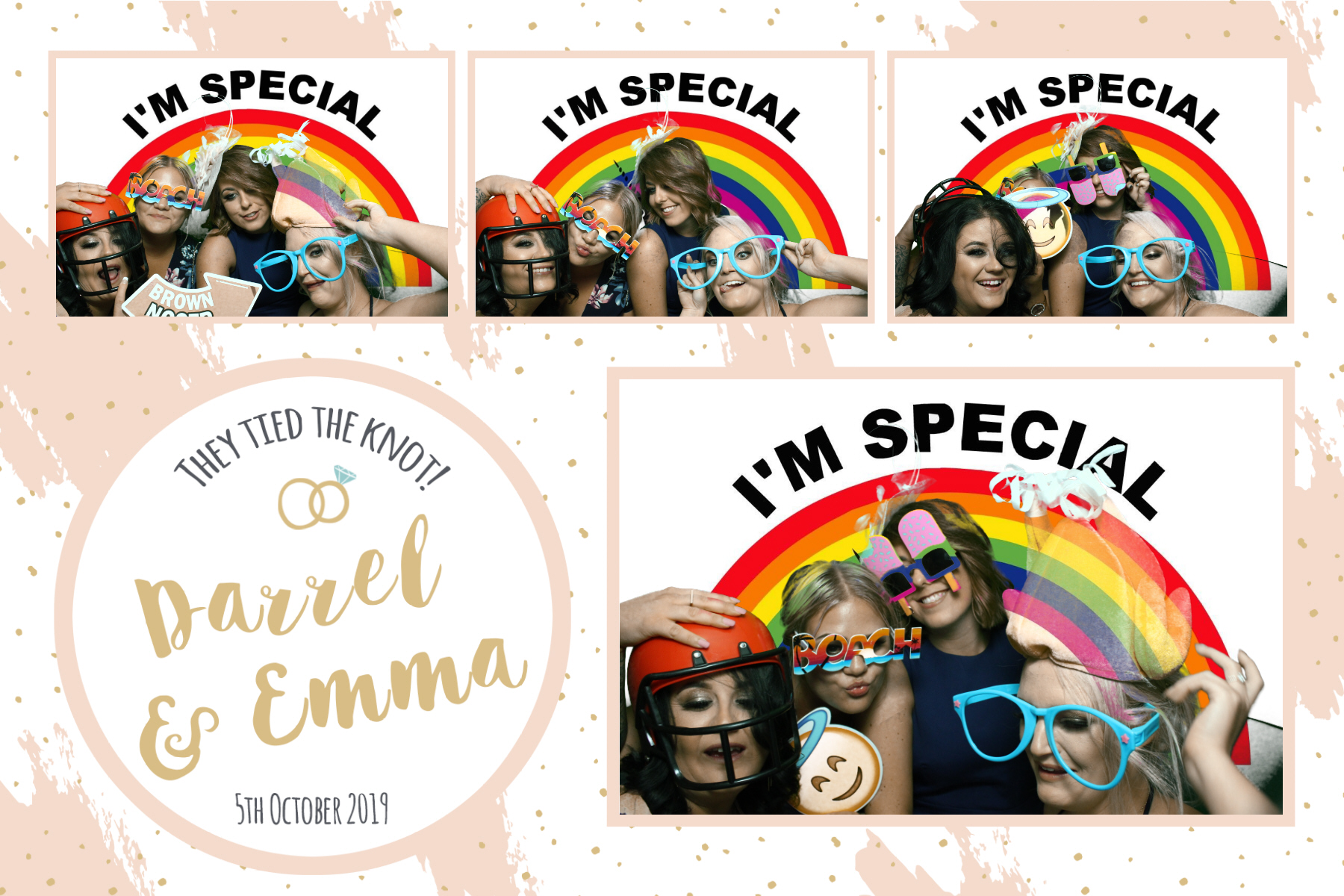 Darrel and Emma | View more photos from the event at gallery.blissbooth.co.uk/u/BlissBooth/Darrel-and-Emma